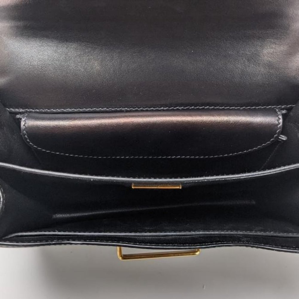 SOLD Prada Cahier Medium Black Leather Cross Body Bag - Picture 3 of 8